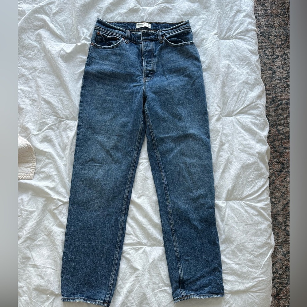 ABERCROMBIE THE DAD HIGH RISE JEANS